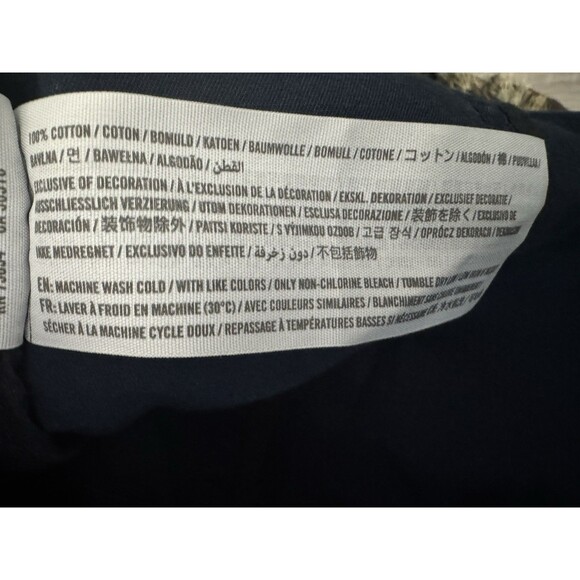 Abercrombie & Fitch Utility Vest Women’s L Blue Cargo Gorpcore 100% Cotton Y2K - Picture 4 of 4